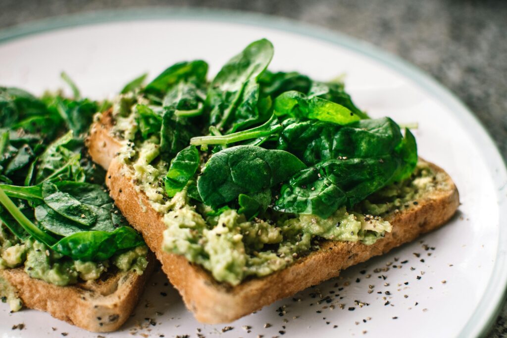 spinach and kale