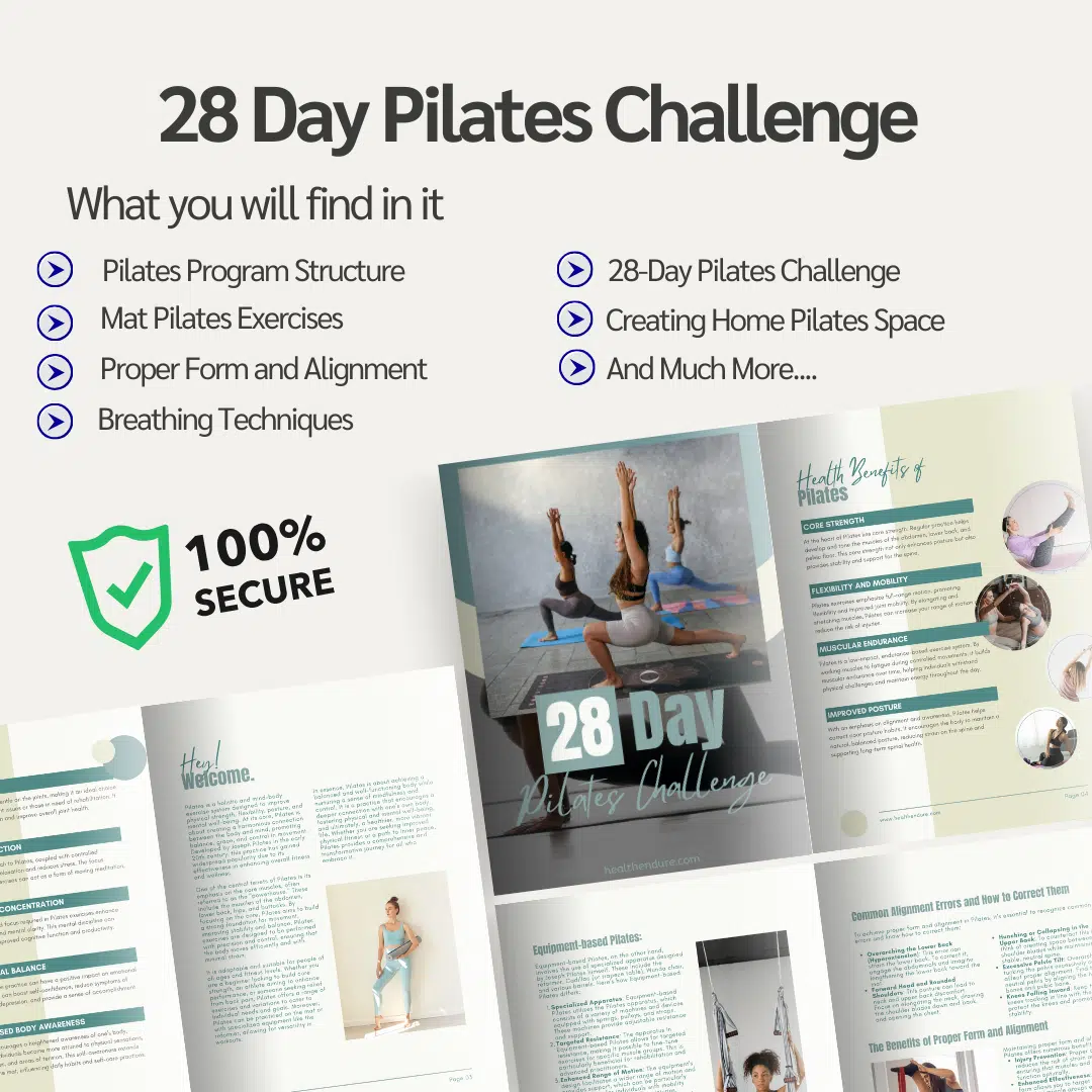 28 Day Pilates Challenge For a Perfect Look