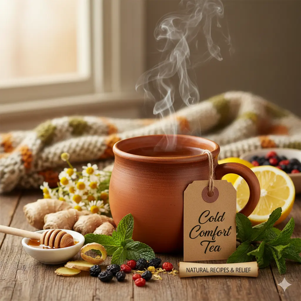 homemade herbal teas for cold