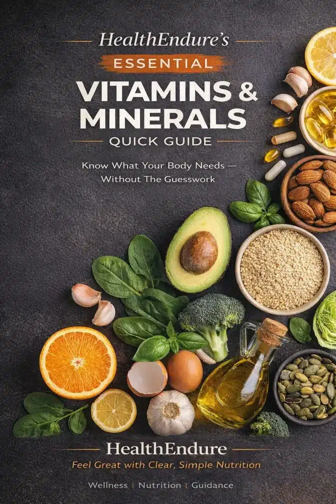 minerals and nutritions