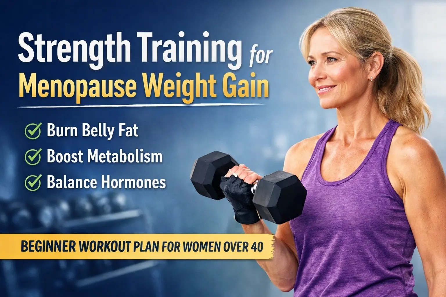 Strength Training for Menopause Weight Gain